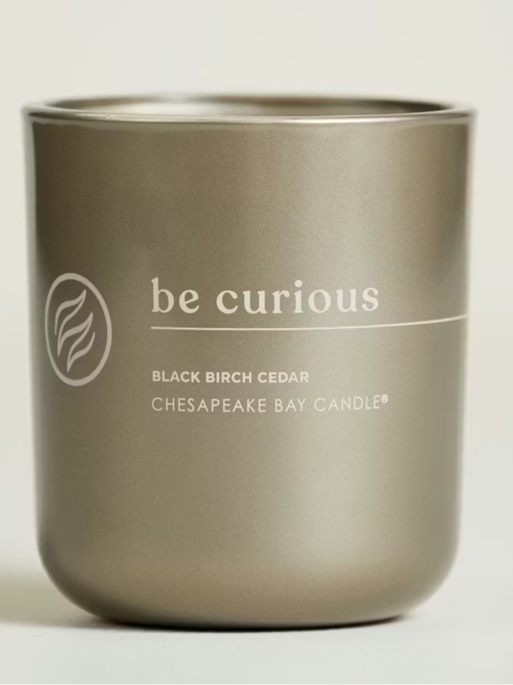 Chesapeake Bay 'Be Curious' Black Birch Cedar Scented Candle - Taupe